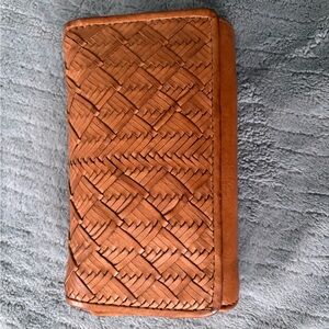 Sakroots Tan Woven Wallet
